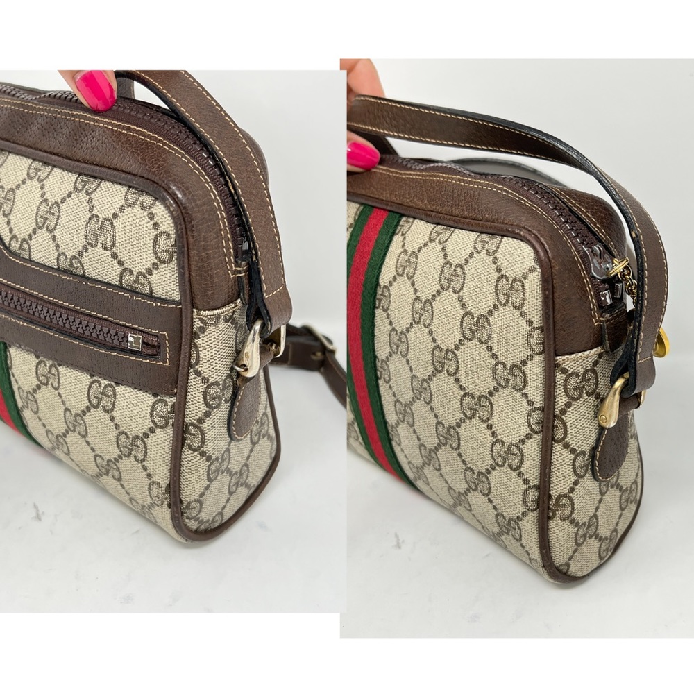 😍Gucci Sherry Ophidia GG Crossbody Vintage Bag. - Picture 12 of 16